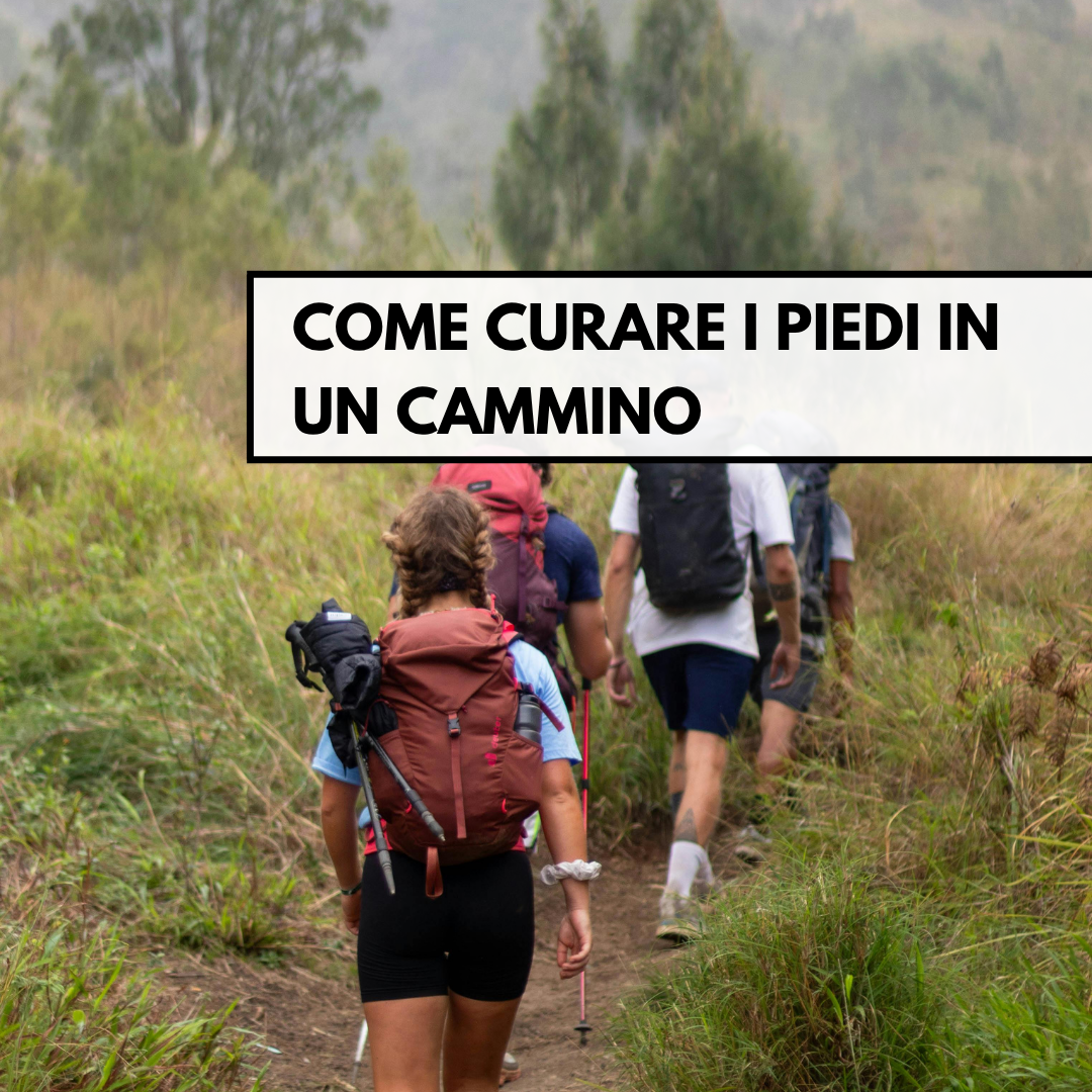 Come curare i piedi in un cammino