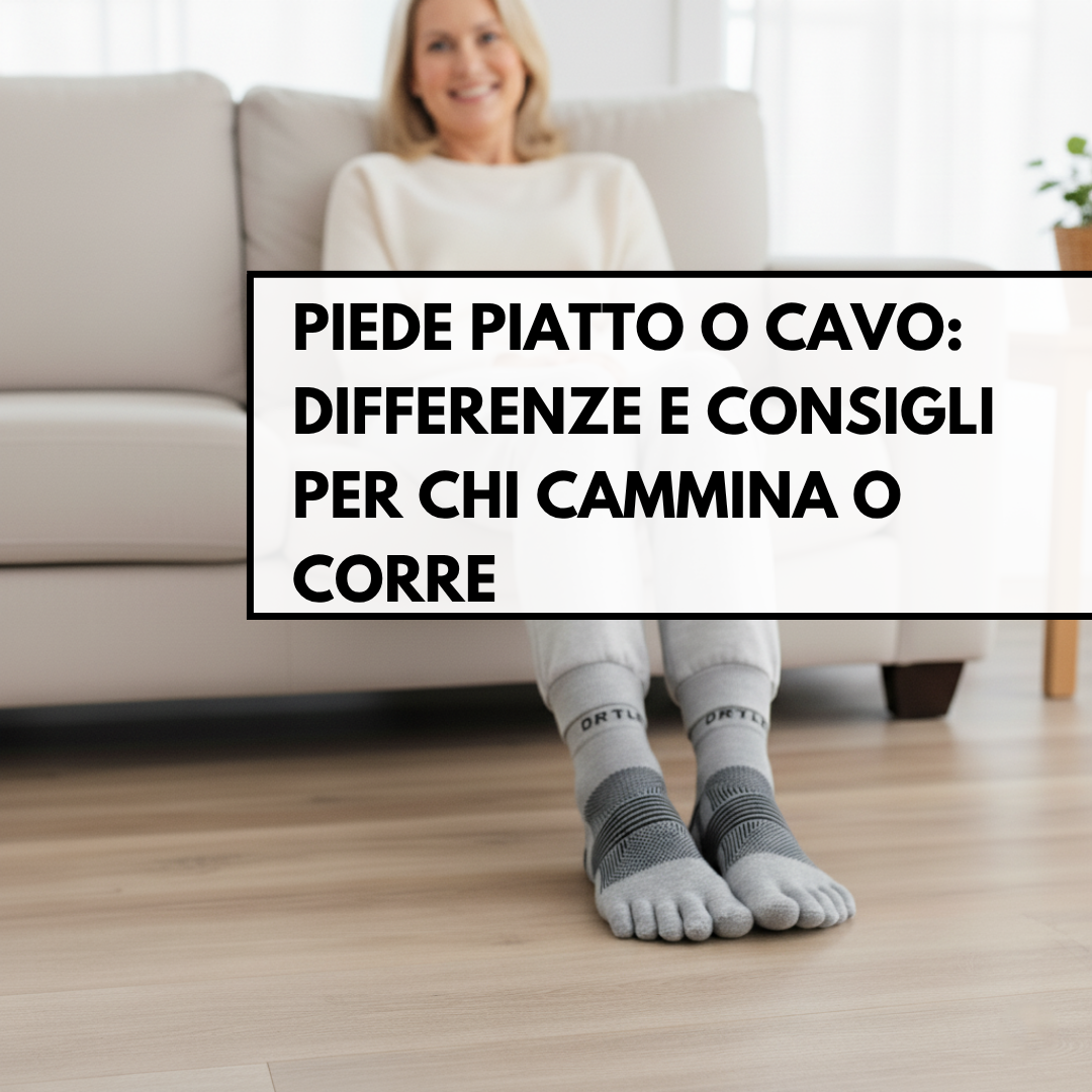 Piede piatto o cavo: differenze e consigli per chi cammina o corre
