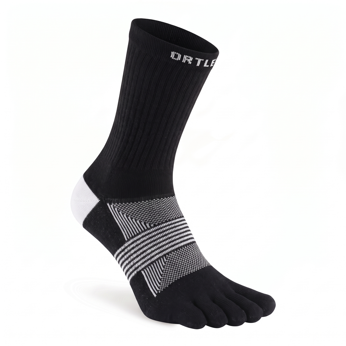 Ortles Basic 2 Black - Calze Alte 5 Dita