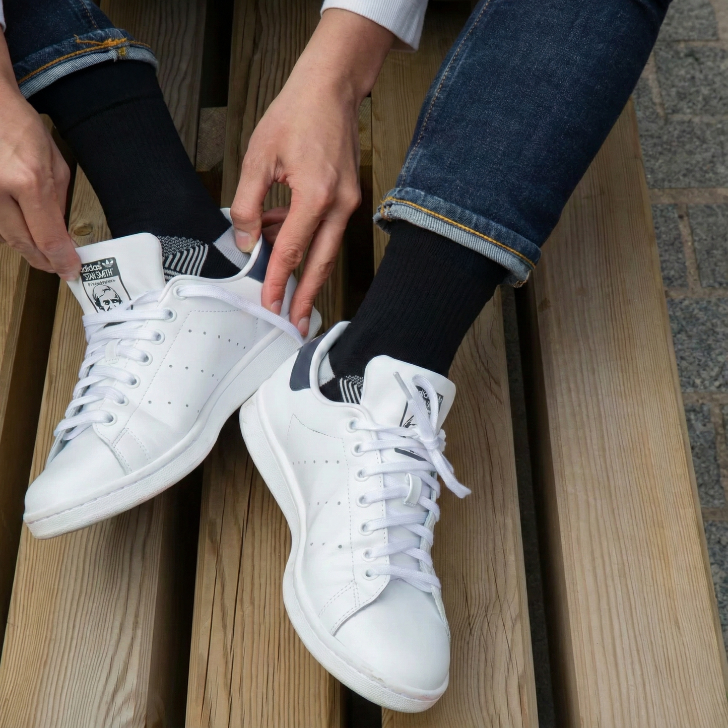 Ortles Basic Black - Calze Alte 5 Dita