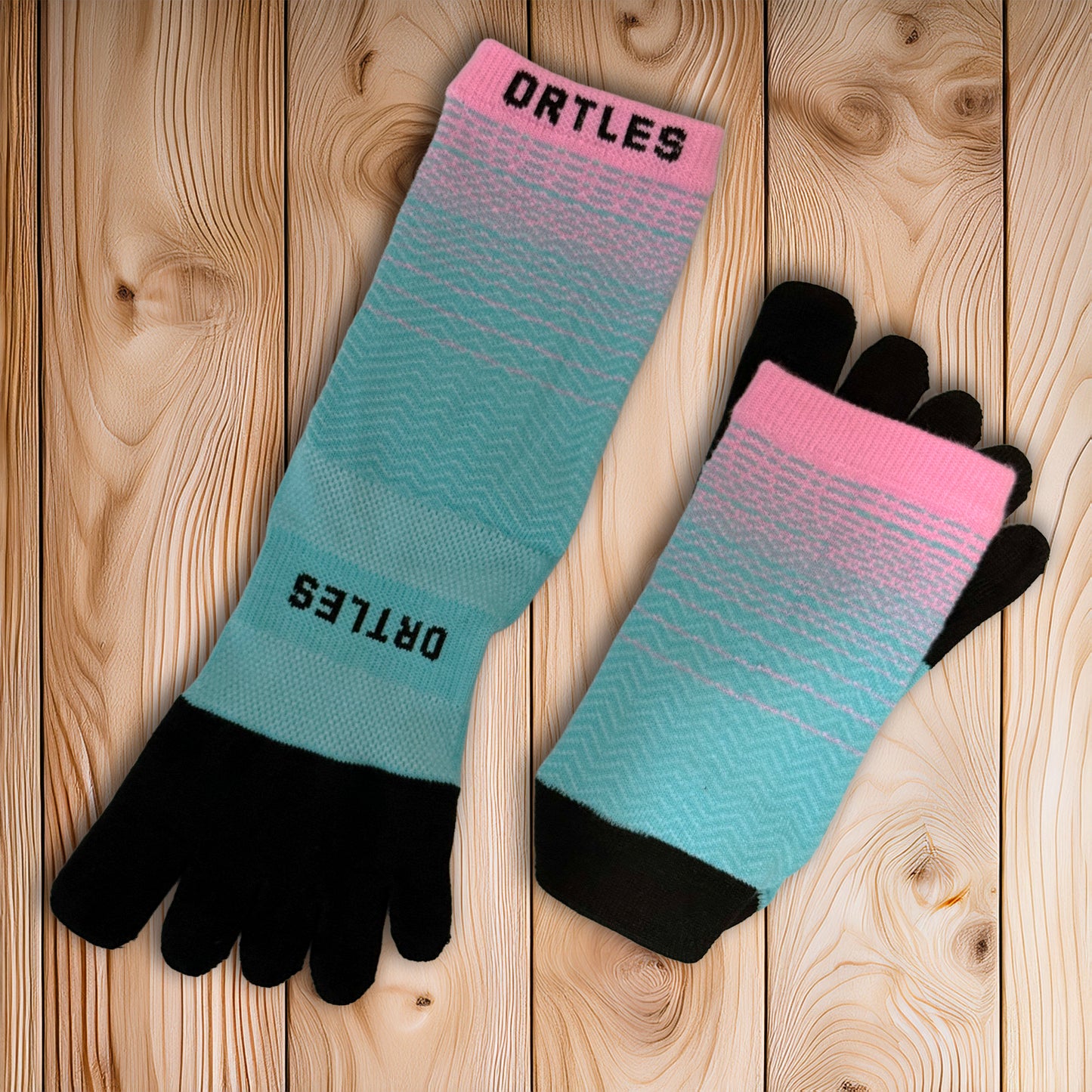 Ortles Breeze - High Cut Five Finger Socks - V2