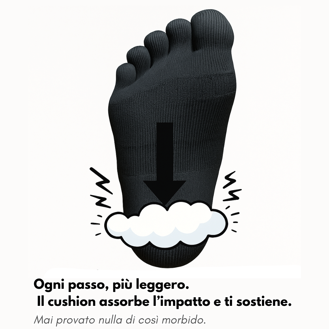 Elite - Calze Compressive Alte 5 Dita