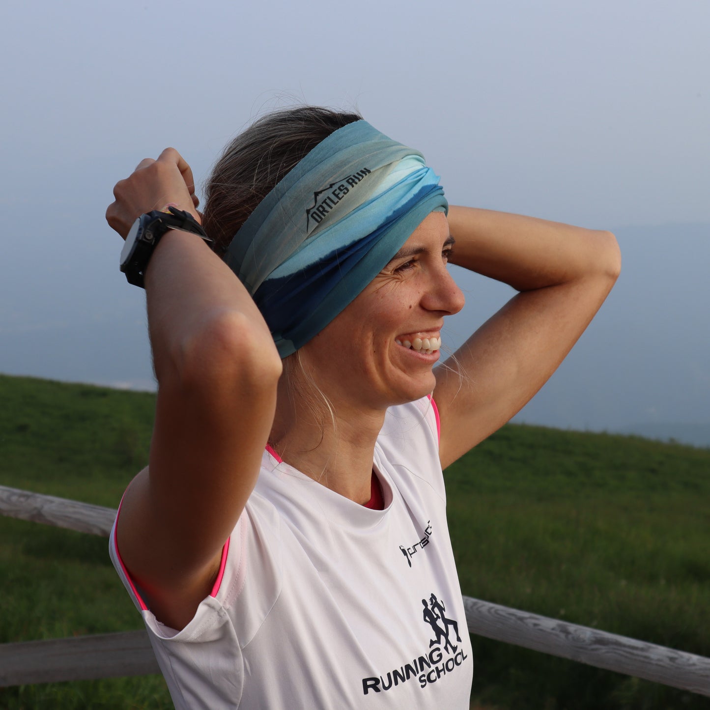 Fascia Dawn Azzurra Multiuso Ortles Run