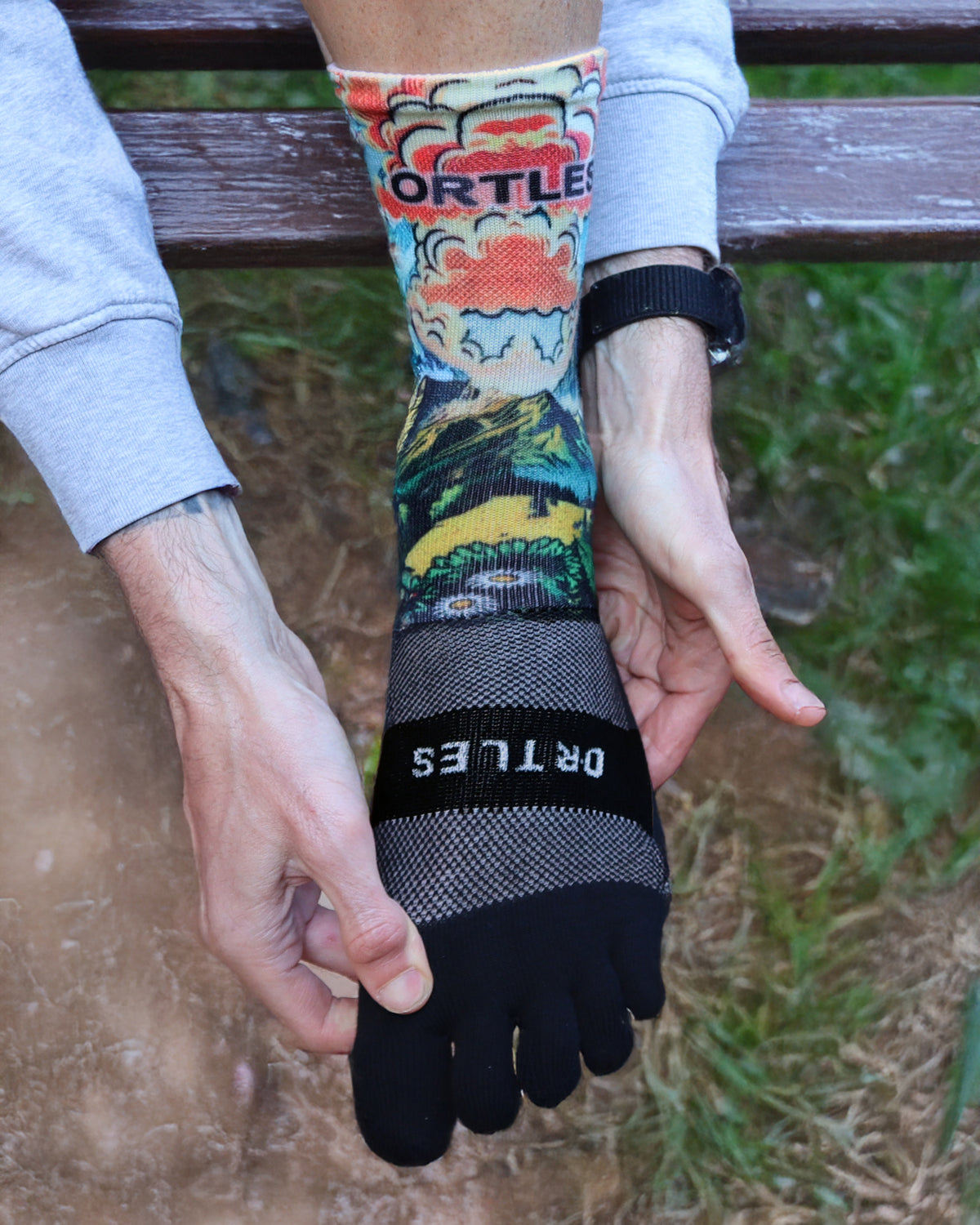 Ortler - High Cut Five Finger Socks