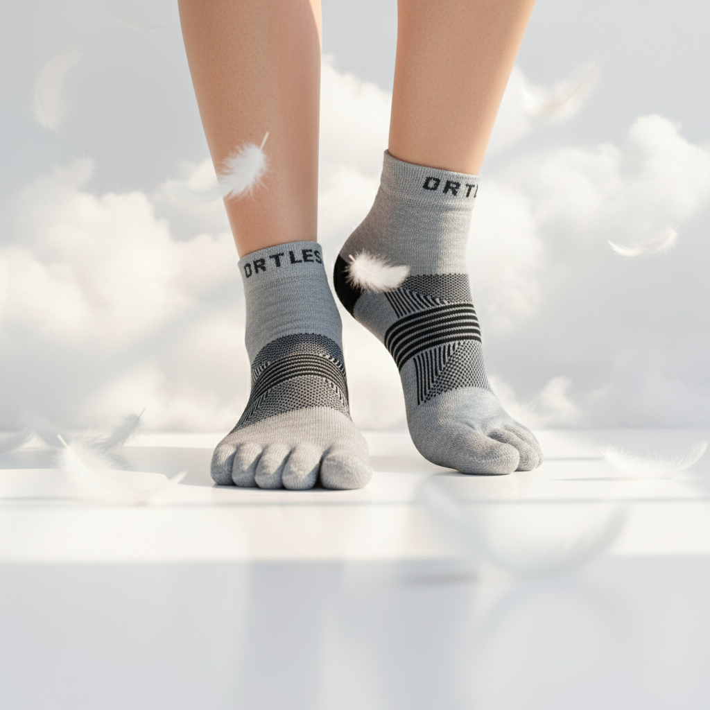 Ortles Proto 1 Grey - Calze Basse 5 Dita