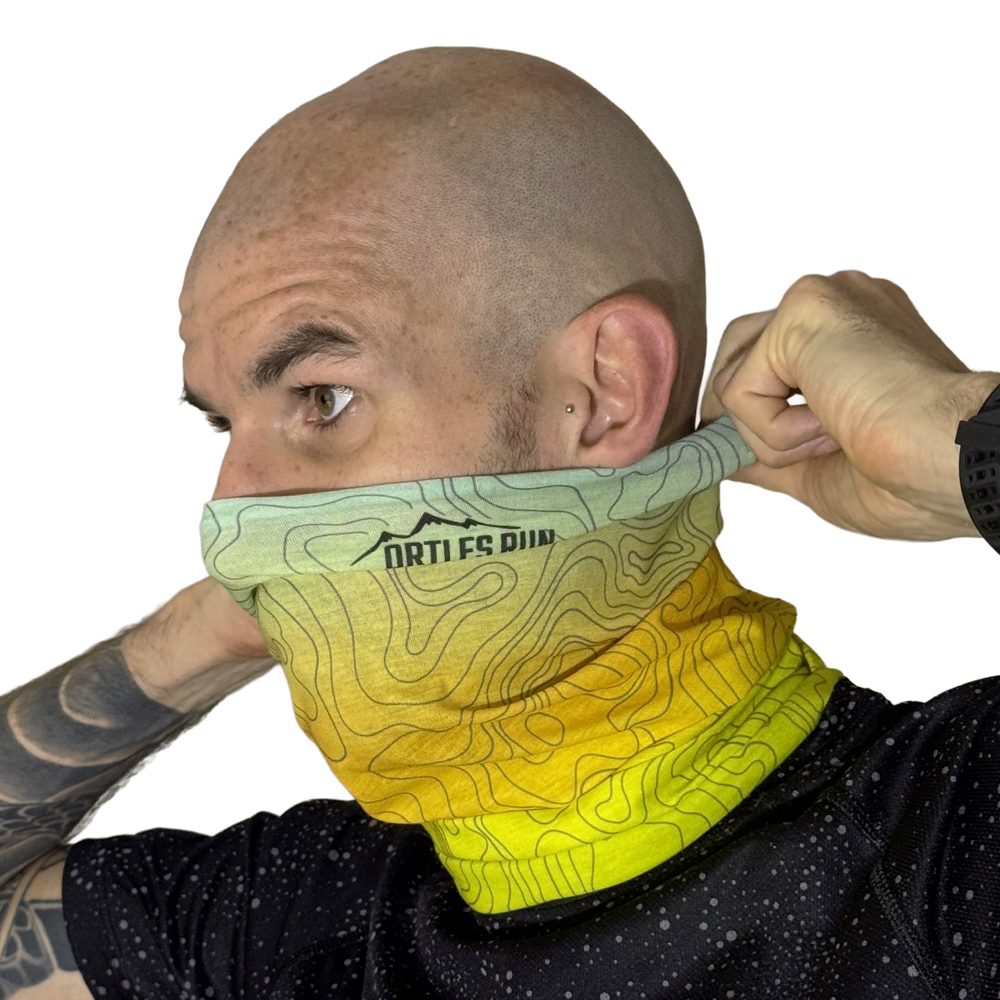 Fascia Topografica Gialla Multiuso Ortles Run