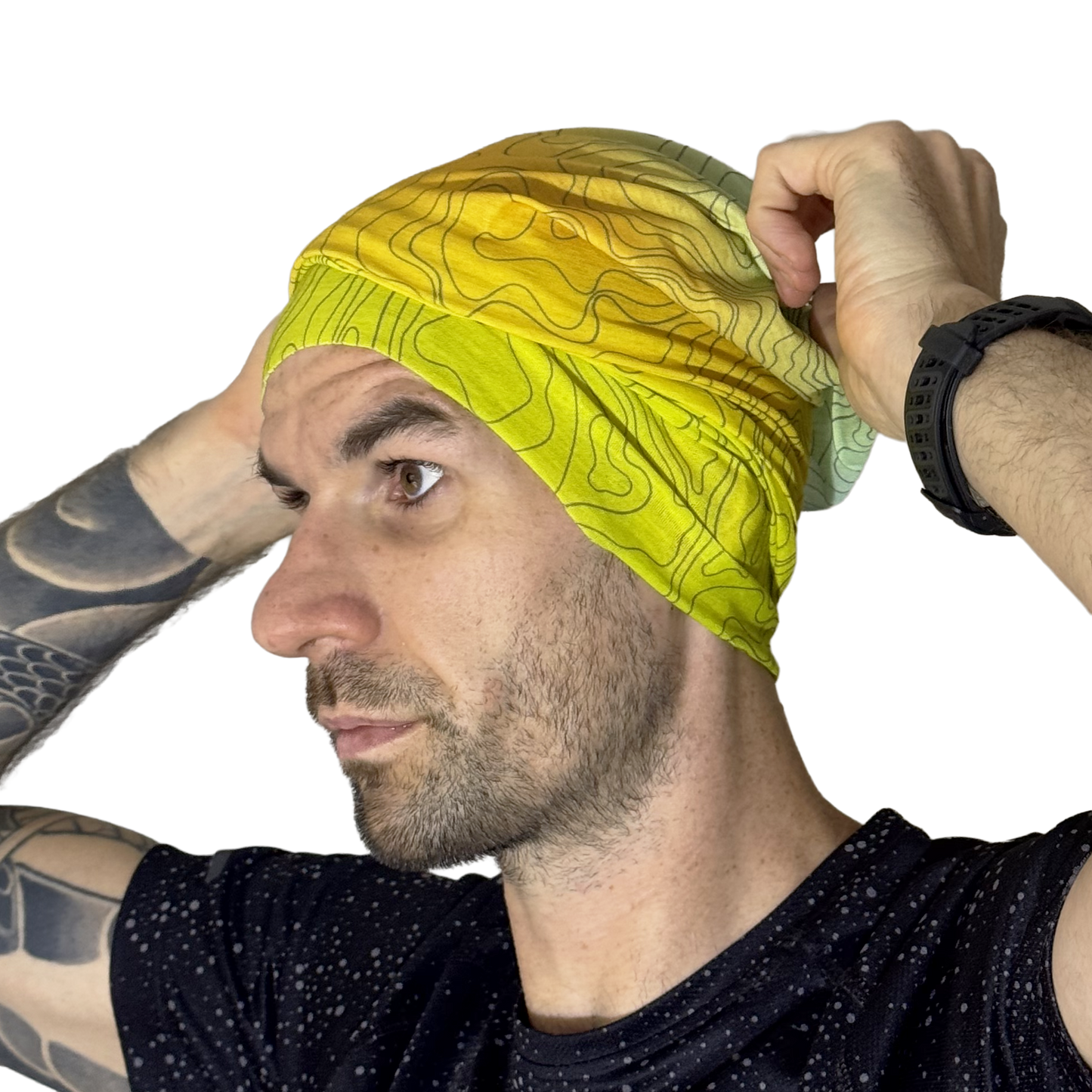 Fascia Topografica Gialla Multiuso Ortles Run