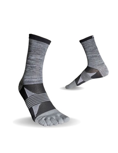 KIT 3 calcetines altos Ortles - Calcetines 5 dedos Trail Running