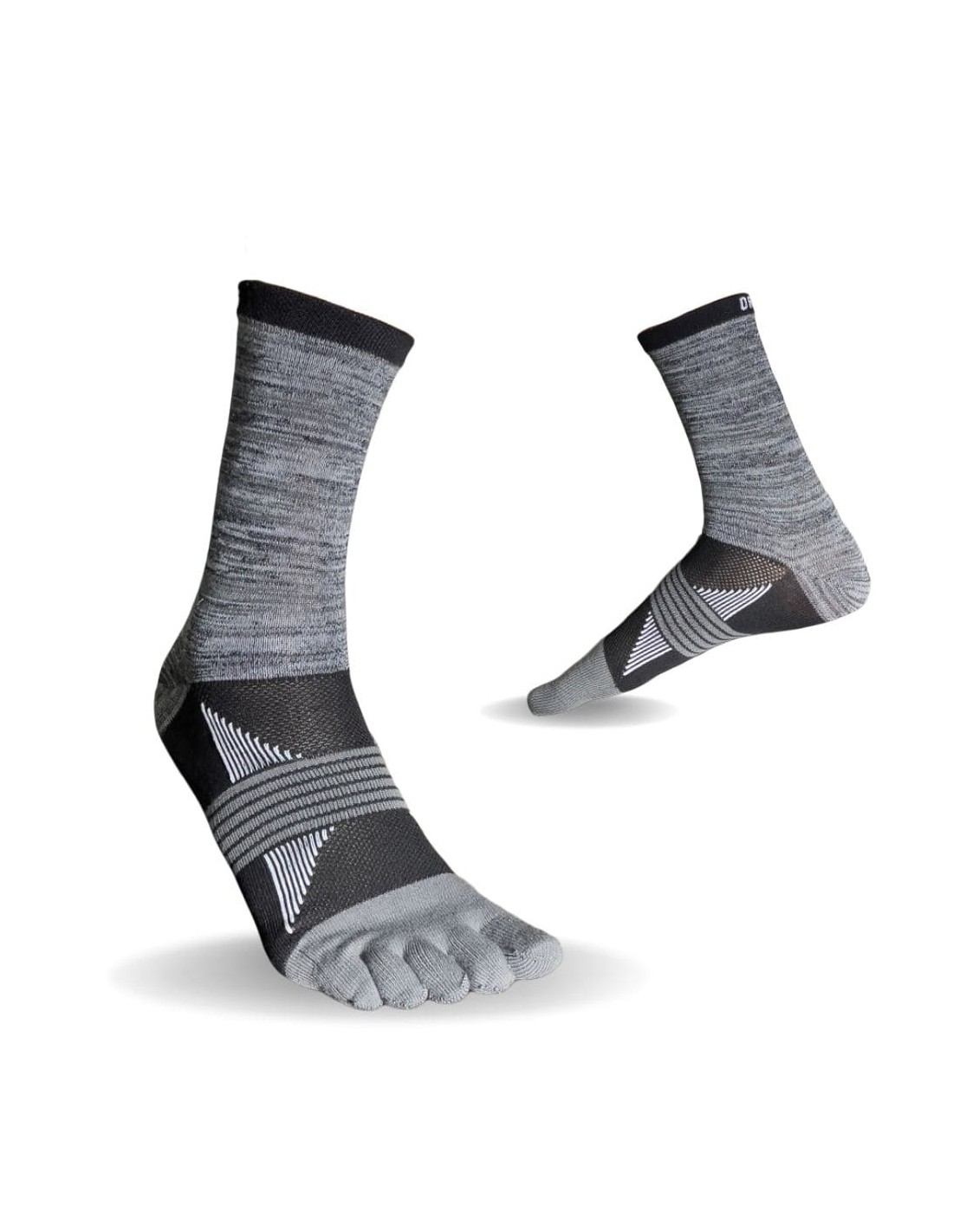 Ortles Sand - Hohe 5 Finger Trailrunning-Socken