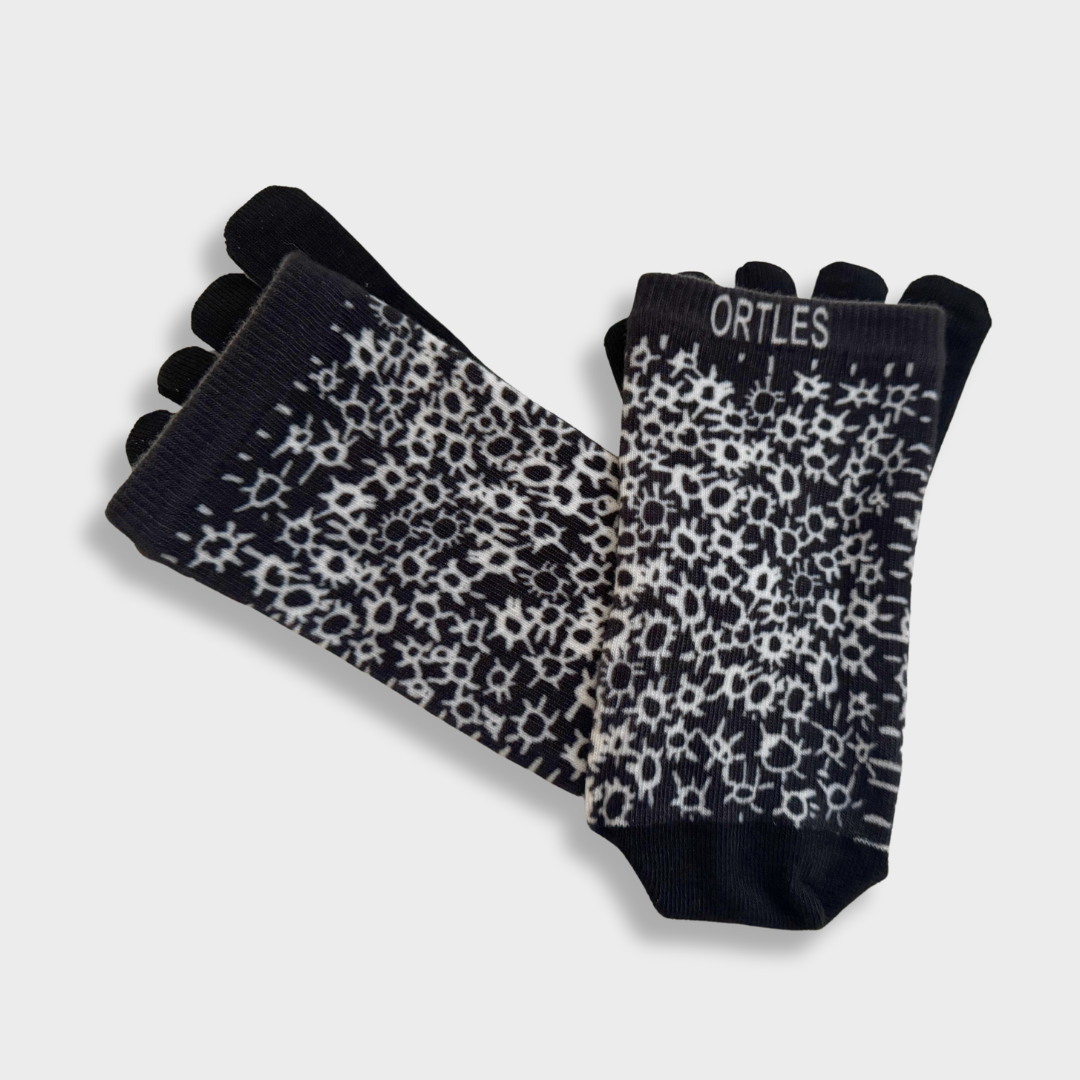 Sun BW - High Cut Five Finger Socks - V2