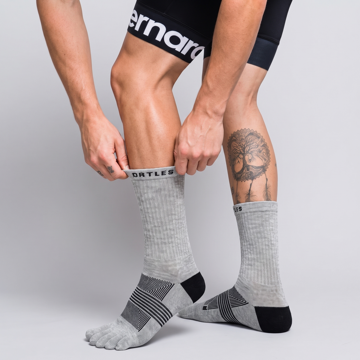 Ortles Basic 2 Grey - Calze Alte 5 Dita