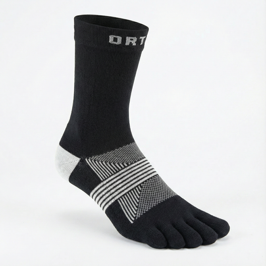 Ortles Basic Black - Calze Alte 5 Dita