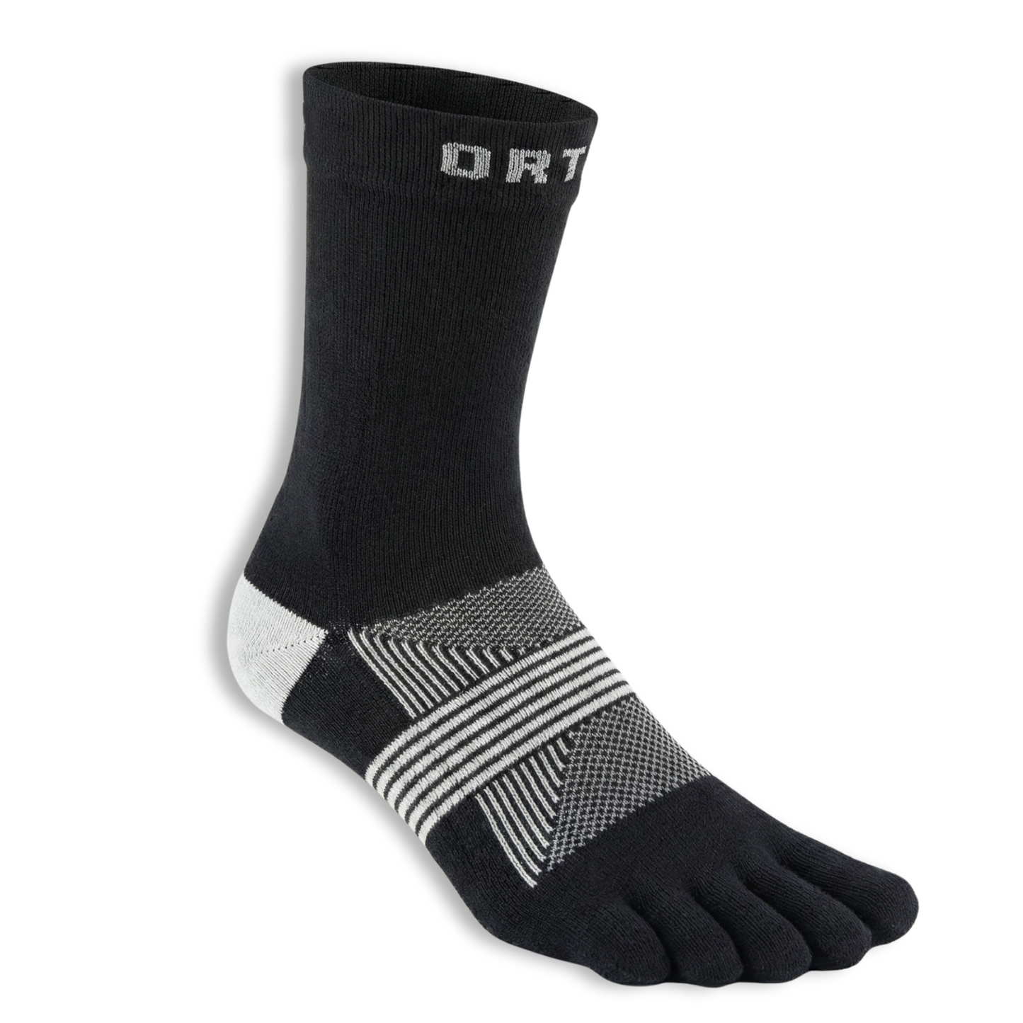 Ortles Basic Black - Calze Alte 5 Dita