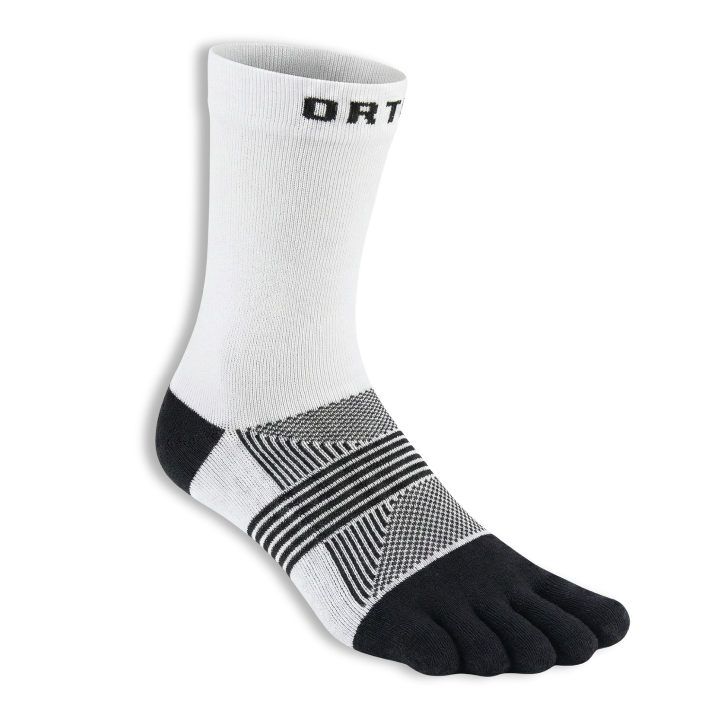 Ortles Basic White - Calze Alte 5 Dita