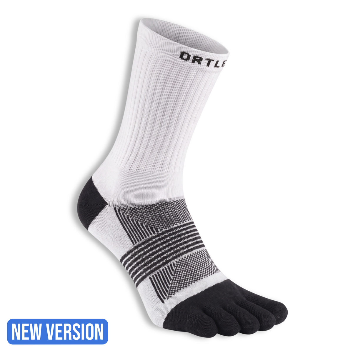 Ortles Basic 2 White - Calze Alte 5 Dita