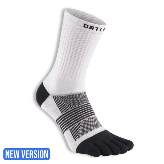 Ortles Basic 2 White - Calze Alte 5 Dita