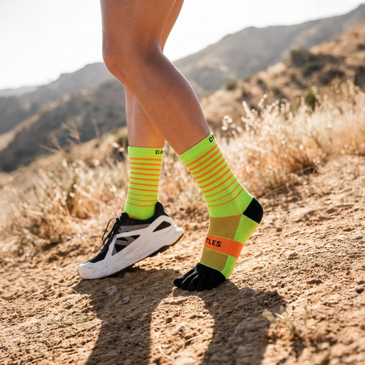 Ortles Bolt - High Cut Five Finger Socks