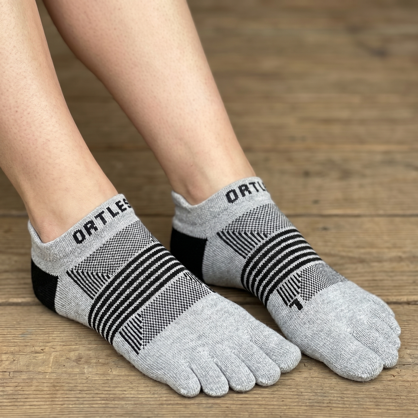 Core 2 Grey - Calze Basse 5 Dita