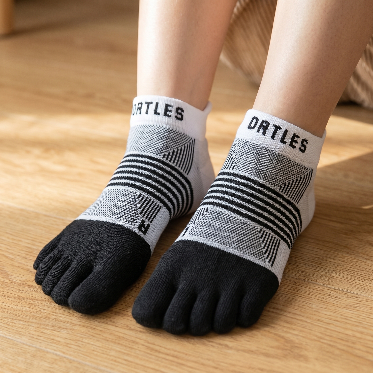 Core 2 White - Calze Basse 5 Dita