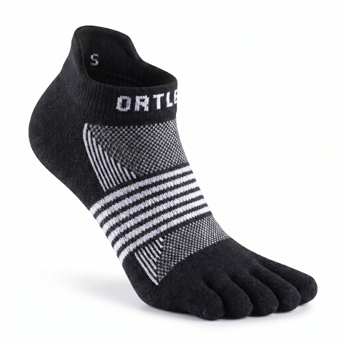 Core 2 Black – Low-Cut Five-Toe Socks