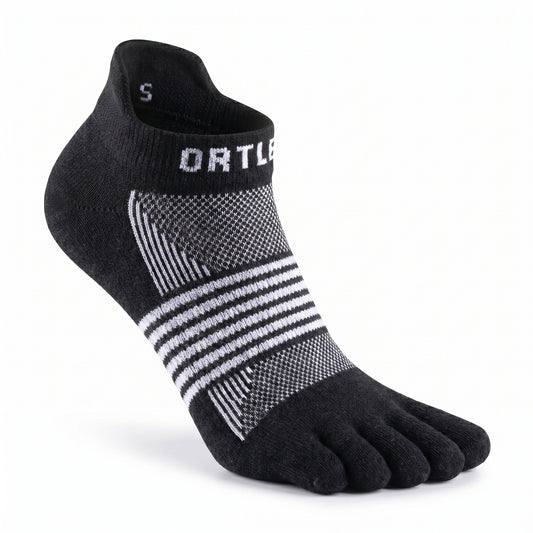 Core 2 Black – Low-Cut Five-Toe Socks