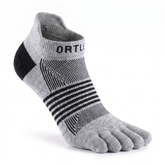 Core 2 Grey - Low Cut Five Toe Socks