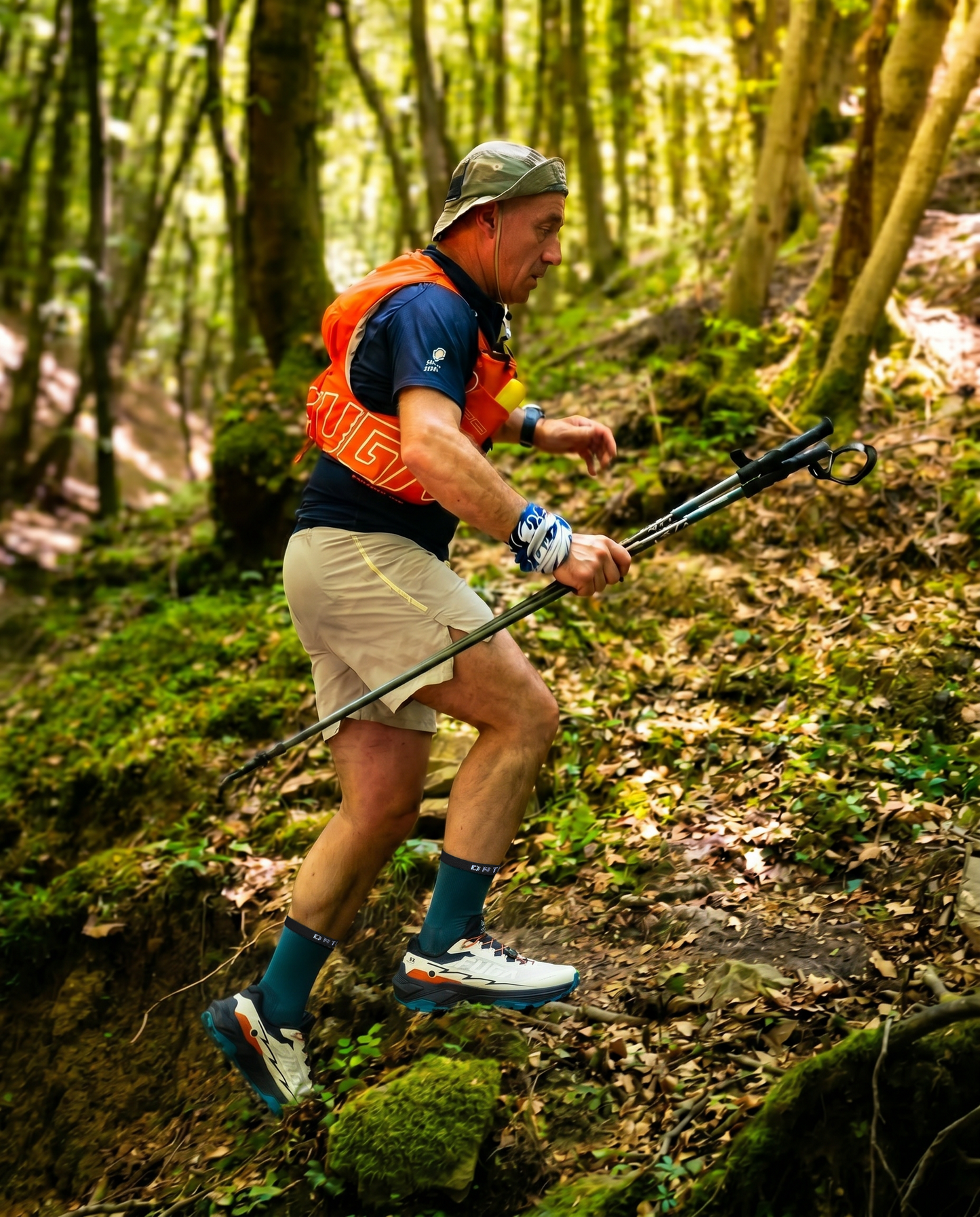 Elite – Chaussettes hautes de compression à 5 doigts