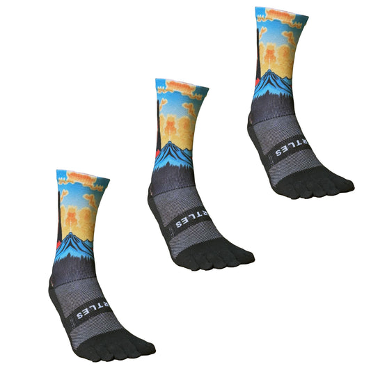 KIT 3 Lavaredo - High Cut Five Finger Socks - V2