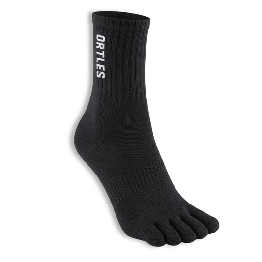 Ortles Pro Grip Black - Calze Alte 5 Dita Antiscivolo