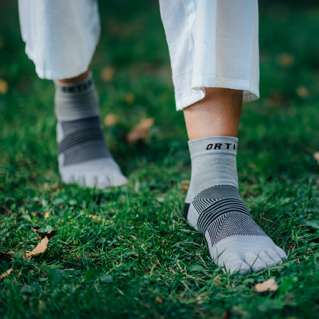 Ortles Proto 1 Grey - Calze Basse 5 Dita