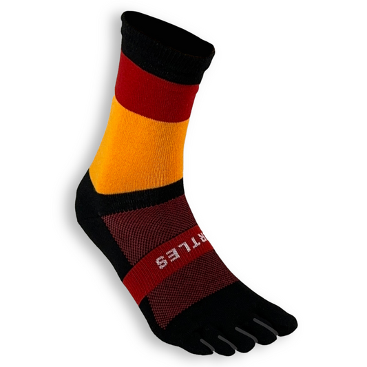 Ortles Sunset - High Cut Five Finger Socks - V2