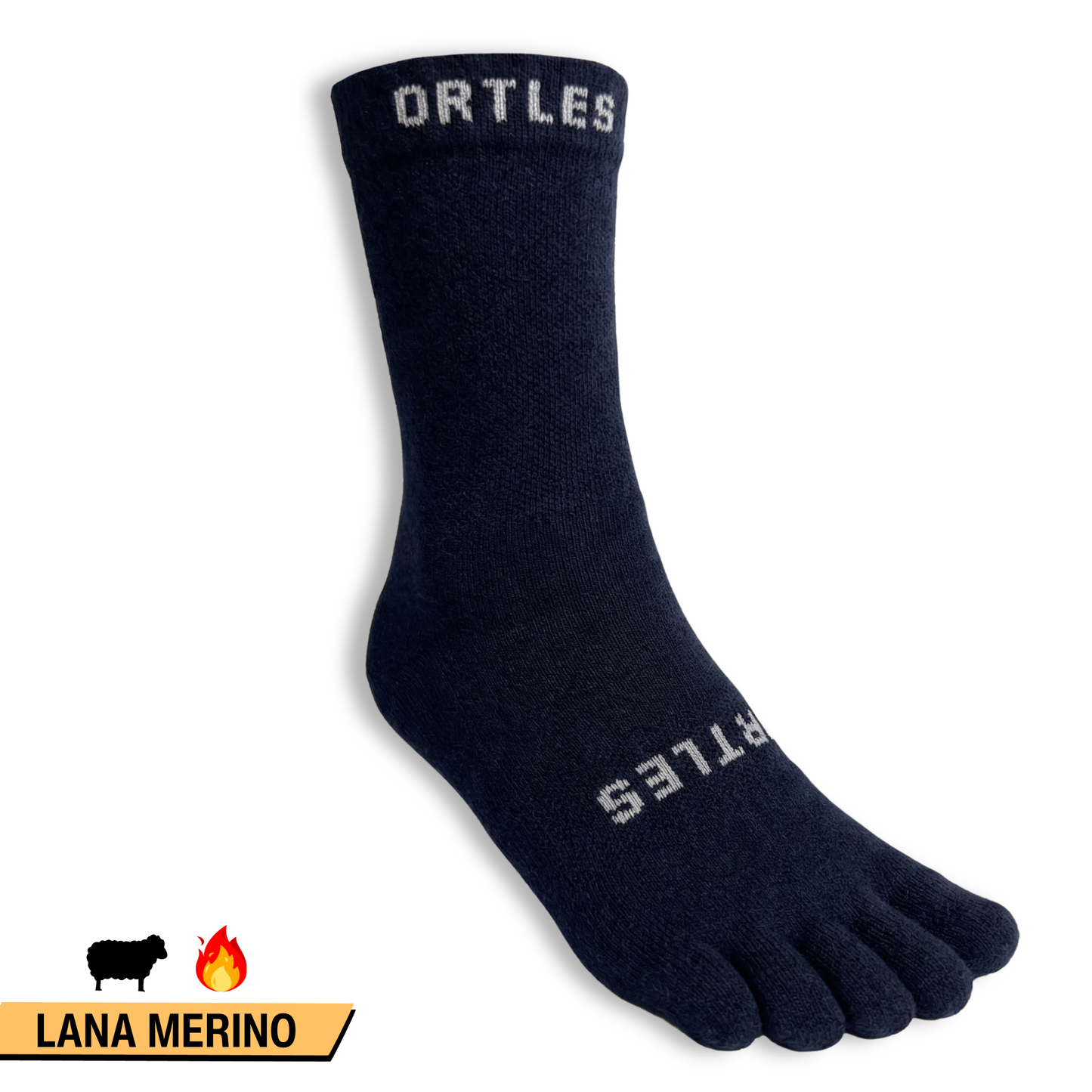 Ortles Thermo Blue - Calze Alte 5 Dita