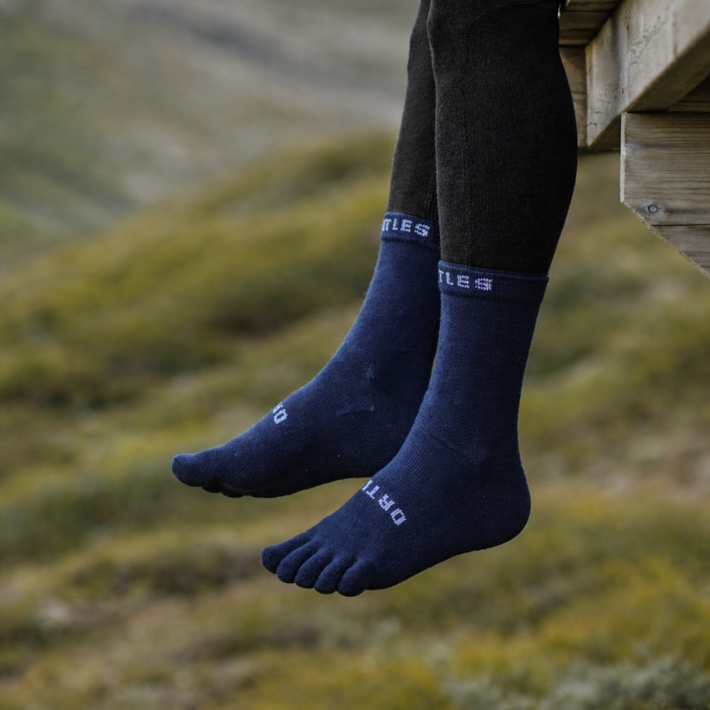 Ortles Thermo Blue - Calze Alte 5 Dita