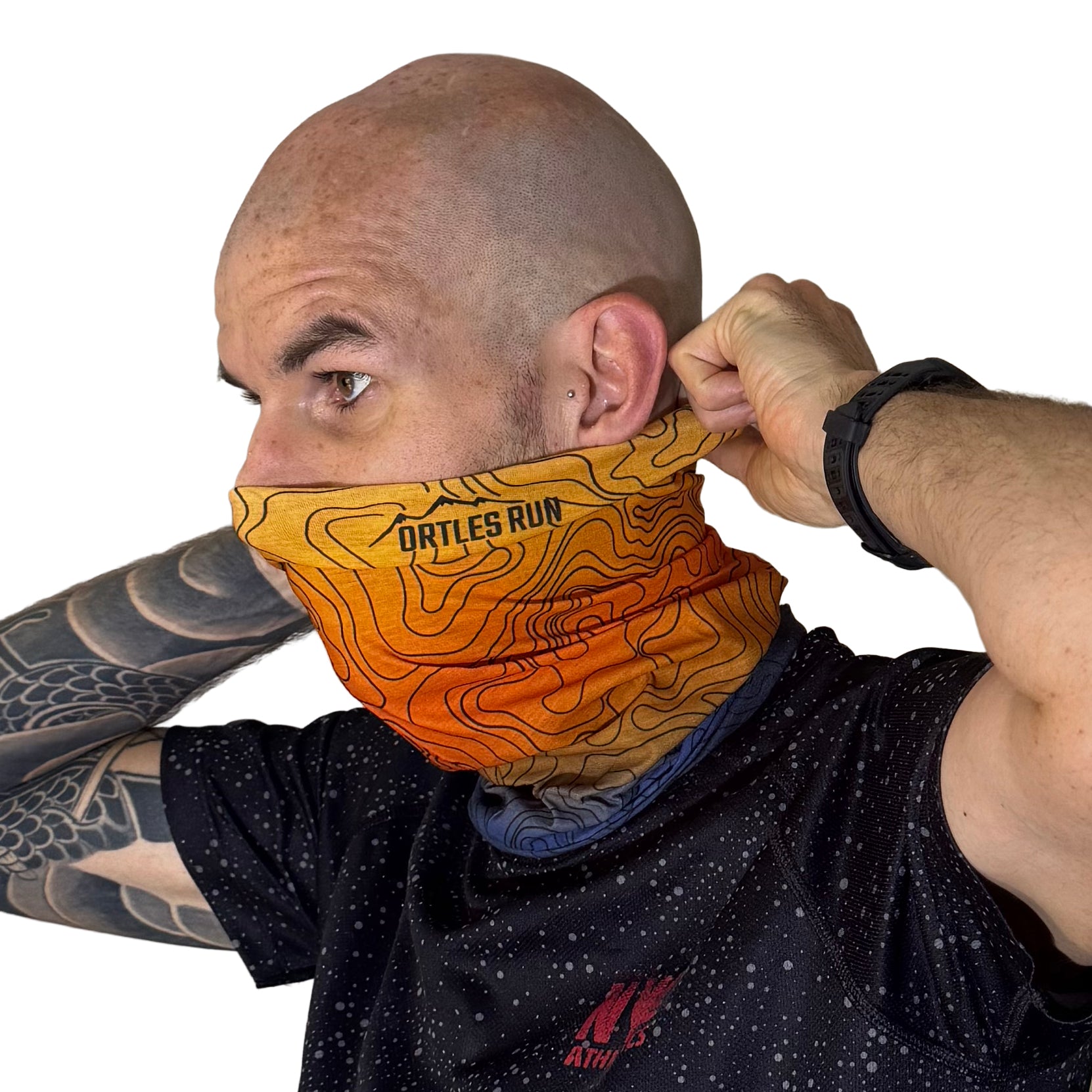 Fascia Topografica Arancione Multiuso Ortles Run