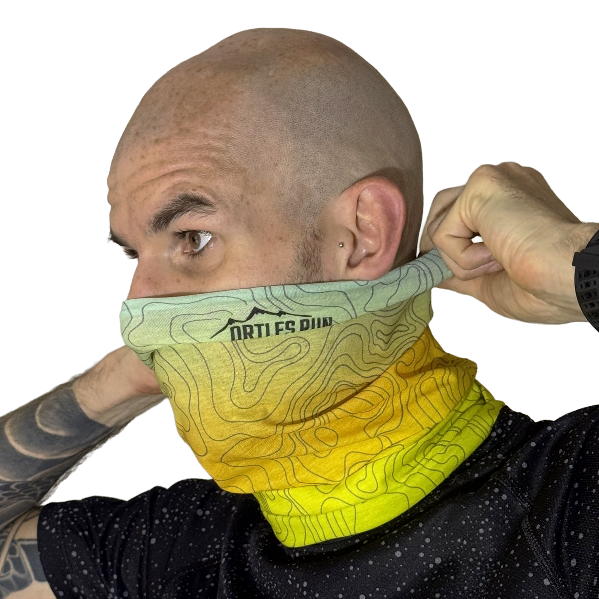 Fascia Topografica Gialla Multiuso Ortles Run
